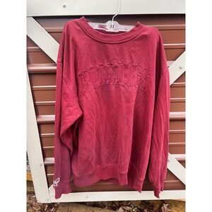 Champion‎ Bulldogs Crewneck Sweatshirt Maroon Pullover Men's Size L